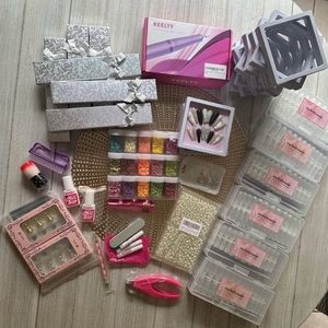 Complete press on nail business starter kit